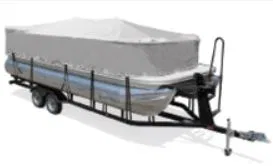 70210 – TAYLOR MADE Boat Cover, Used For Trailering Pontoon (Playpen) Boat Fits 18 To 20 Foot Length With A Beam Widt...